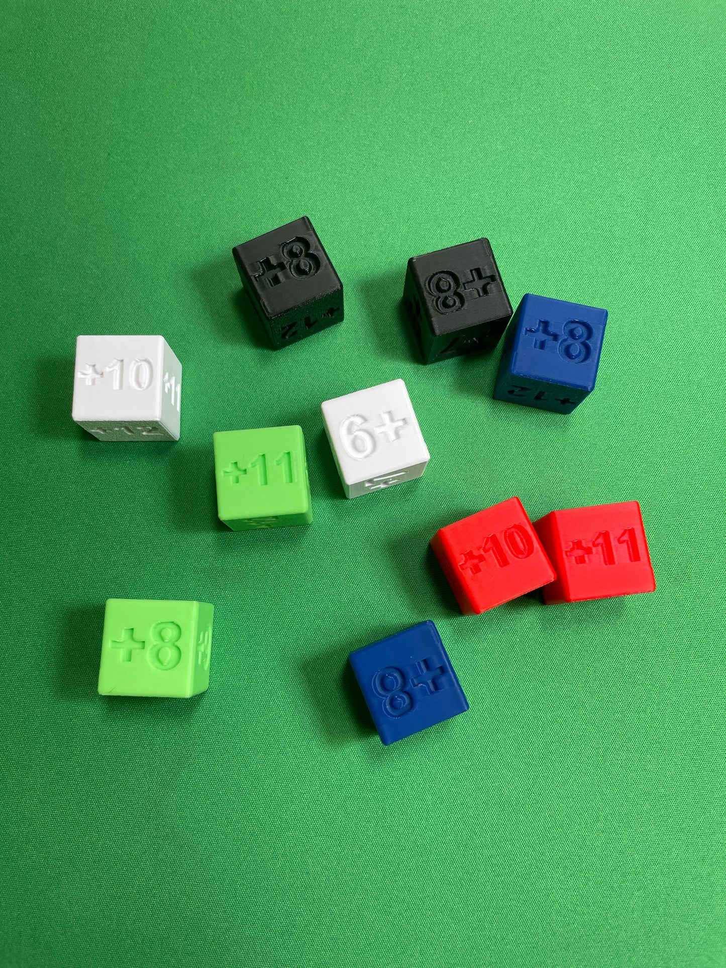 Würfel +7 - +12  MTG 6er Set