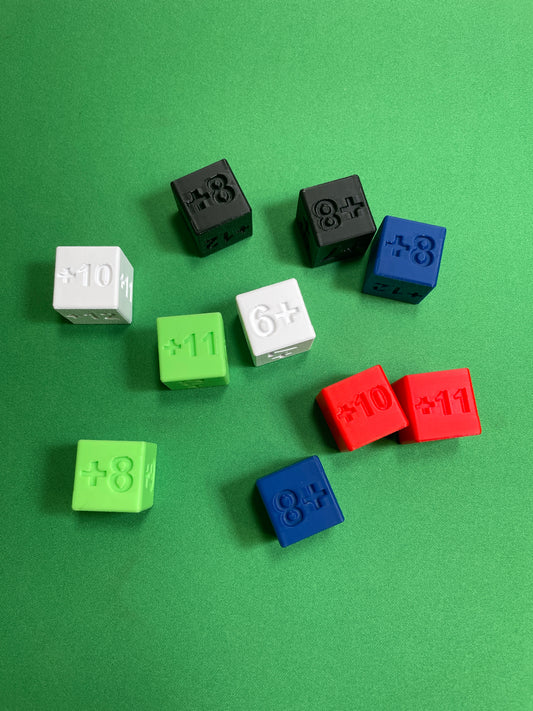 Würfel +7 - +12  MTG 6er Set