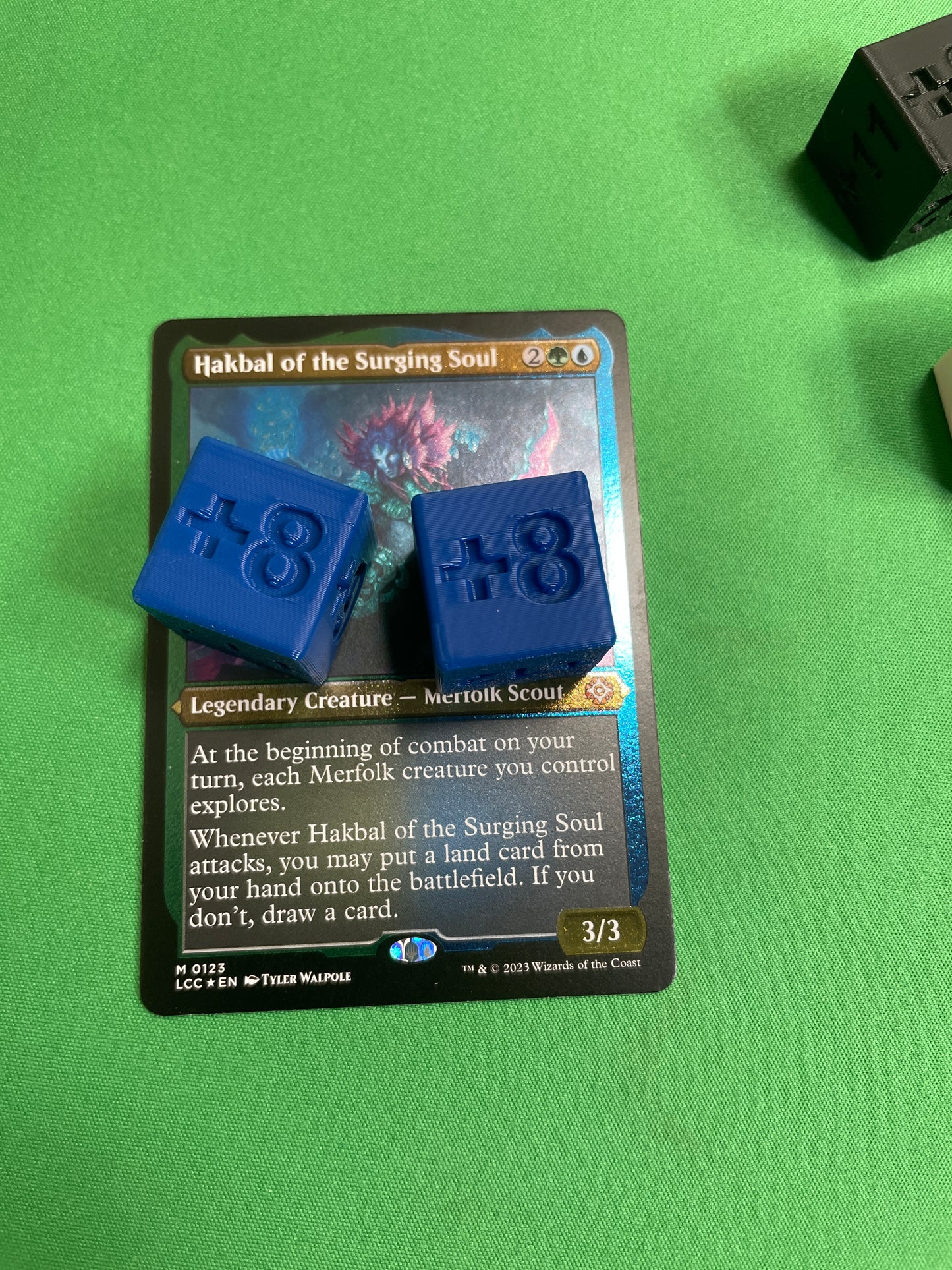 Würfel +7 - +12  MTG 6er Set