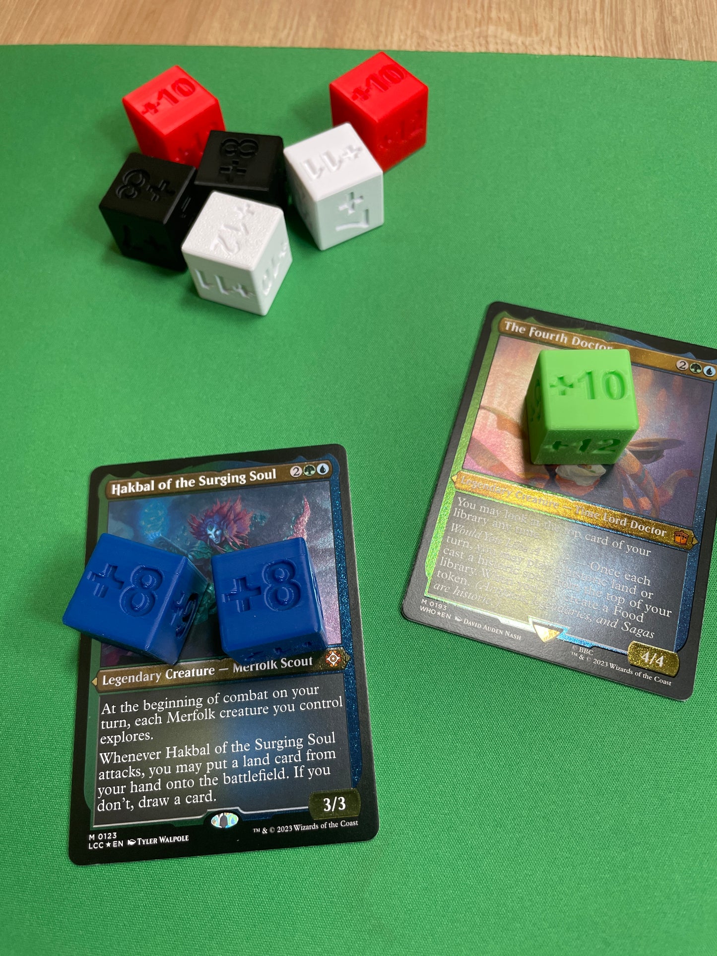 Würfel +7 - +12  MTG 6er Set