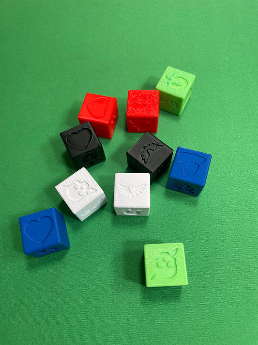 Fähigkeitswürfel - MTG Counter 6er Set V1